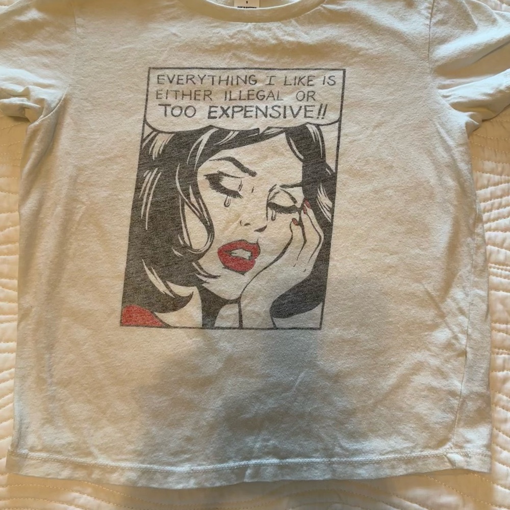 Re/Done Graphic Tee - Cream